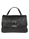 Zanellato Postina Daily S Handbag In Black