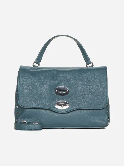 Zanellato Postina Daily S Leather Bag In Green