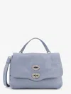 Zanellato Postina® Daily S Leather Crossbody Bag In Blue