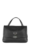 Zanellato Black Postina Daily S Handbag In Nero
