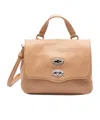 Zanellato Postina Daily Baby Leather Bag In Pink