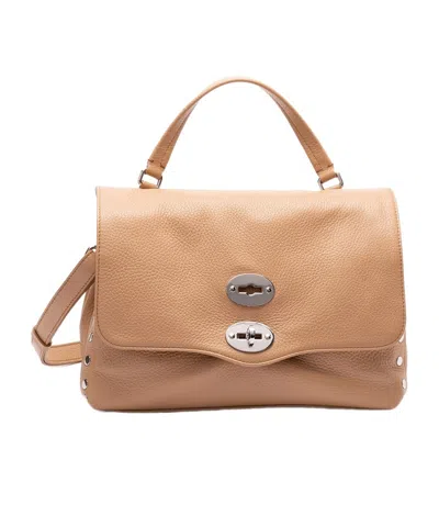 Zanellato Postina Daily Shoulder Bag In Nude