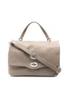 Zanellato Postina Daily Small Leather Handbag In Pink