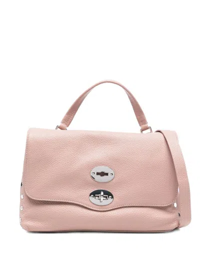 Zanellato Postina Daily Small Leather Handbag In Pink