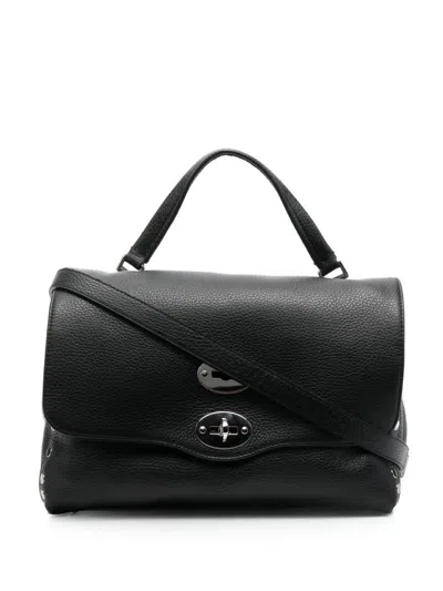 Zanellato Postina Daily Small Leather Handbag In Black