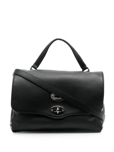 Zanellato Postina Daily Small Leather Handbag In Black