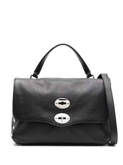 Zanellato Postina Daily Small Leather Handbag In Black