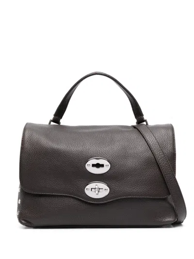 Zanellato Postina Daily Small Leather Handbag In Black
