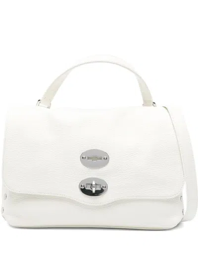 Zanellato Postina Daily Small Leather Handbag In White