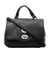 Zanellato Small Leather Handbag With Adjustable Shoulder Strap