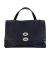Zanellato Postina Daily Twist-lock Medium Tote Bag In Black