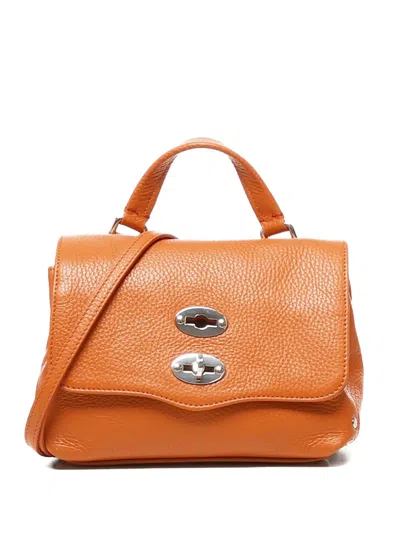 Zanellato Postina® Double-lock Studded Mini Bag In Brown