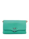Zanellato Postina Envelope Shoulder Bag In Green