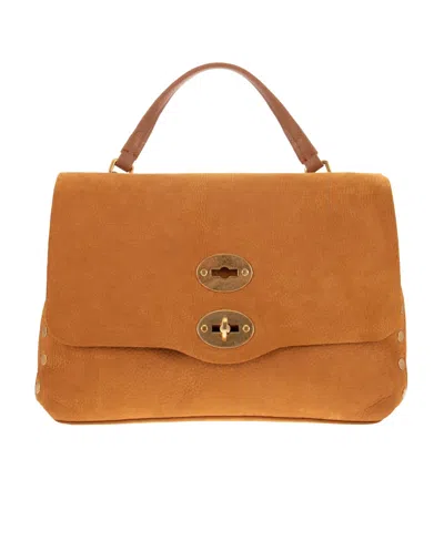 Zanellato Postina Foldover-top Tote Bag In Brown