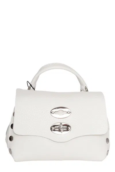 Zanellato Postina Foldover Top Tote Bag In White Latte
