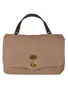 Zanellato Postina Jones Luxethic Shoulder Bag In Grey