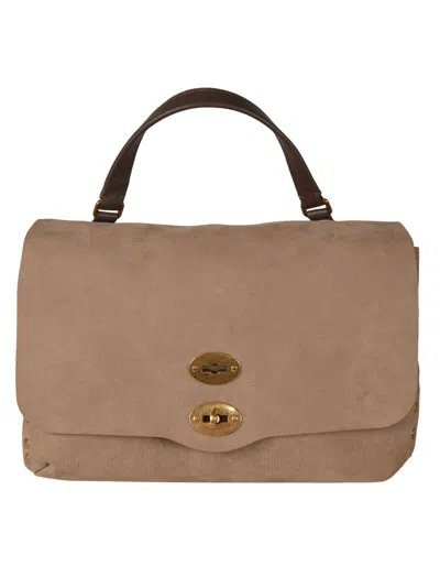 Zanellato Postina Jones Luxethic Shoulder Bag In Grey