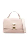 Zanellato Postina Jones Small Suede Leather Handbag