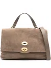 Zanellato Postina Jones Tote Bag In Brown