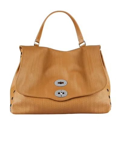Zanellato Postina Large Tote In Brown