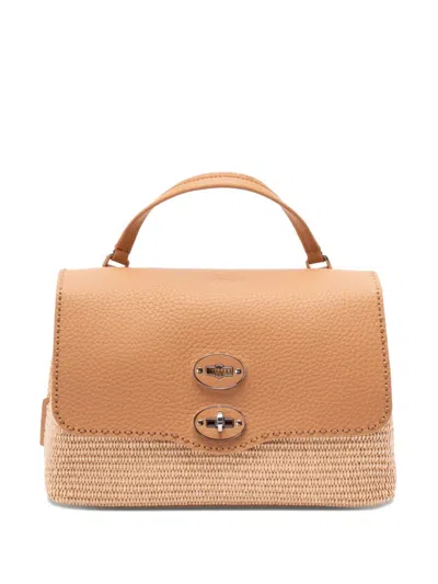 Zanellato Postina Leather Shoulder Bag In Neutral
