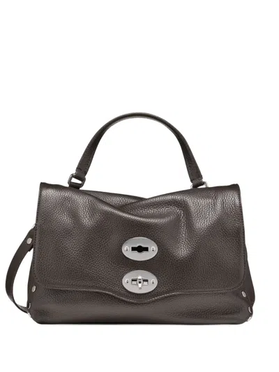 Zanellato Postina Leather Shoulder Bag In Brown