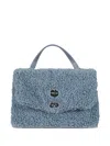Zanellato Postina Leather Top-handle Tote Bag In Blue