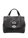 Zanellato Postina Daily Giorno Baby Handbags Black In Brown