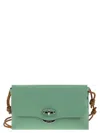 Zanellato Women's Postina Lettera - Small Leather Bag In Green Legnano