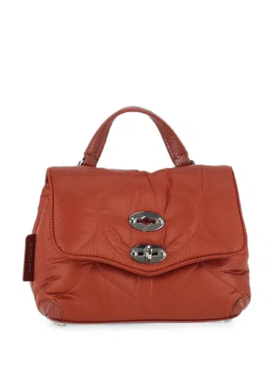 Zanellato Postina Lunaria Mini Shoulder Bag In Brown