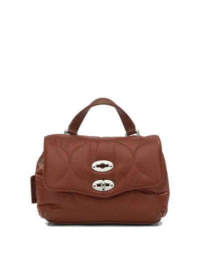 Zanellato "postina® Lunaria" Small Handbag In Brown