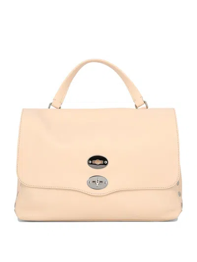 Zanellato Postina M Daily Foldover Top Handbag In Pink