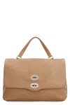 Zanellato Postina Small Daily Giorno Cantuccio Handbag In Cappuccino