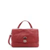 Zanellato Postina M Leather Shoulder Bag In Red
