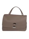 Zanellato Postina Medium Tote Bag In Grey