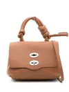 Zanellato Postina Piuma Knot Bag In Brown