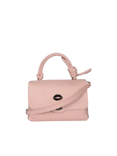 Zanellato Postina Piuma Knot S Pink Cacoon In White
