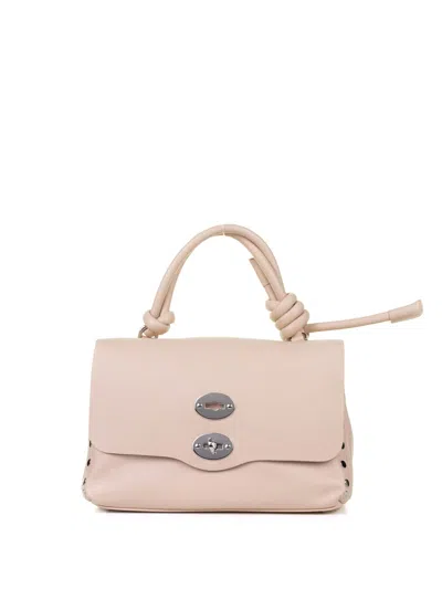 Zanellato Postina Piuma Knot S Pink Leather Bag