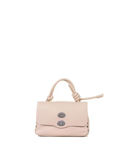 Zanellato Postina Piuma Knot S Pink Leather Bag
