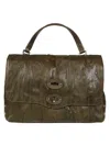 Zanellato Postina Plisse Shoulder Bag In Green