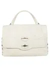 Zanellato Postina Plisse Shoulder Bag In White