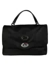 Zanellato Postina Stud-embellished Bag In Black