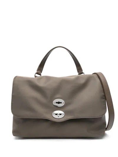 Zanellato Postina Rimboccata Tokyo Leather Handbag In Green