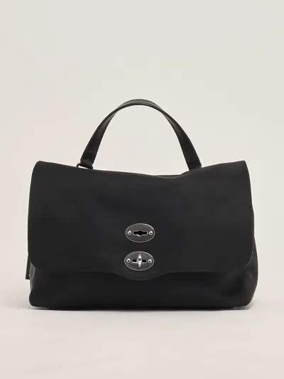 Zanellato Postina Rimboccata Tokyo M Shoulder Bag In Nero
