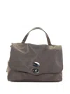 Zanellato Postina Rimboccata Tokyo Tote Bag In Brown