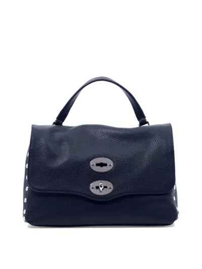 Zanellato Postina S Daily Foldover Top Handbag In Blue