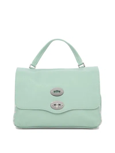 Zanellato Postina S Daily Foldover Top Handbag In Green