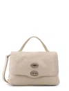 Zanellato Postina S Leather Crossbody Bag In Neutral