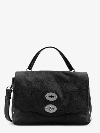 Zanellato Postina® S Leather Crossbody Bag In Black