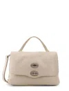 Zanellato Postina S Leather Crossbody Bag In Neutral